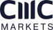 CMC Markets logo in blue font