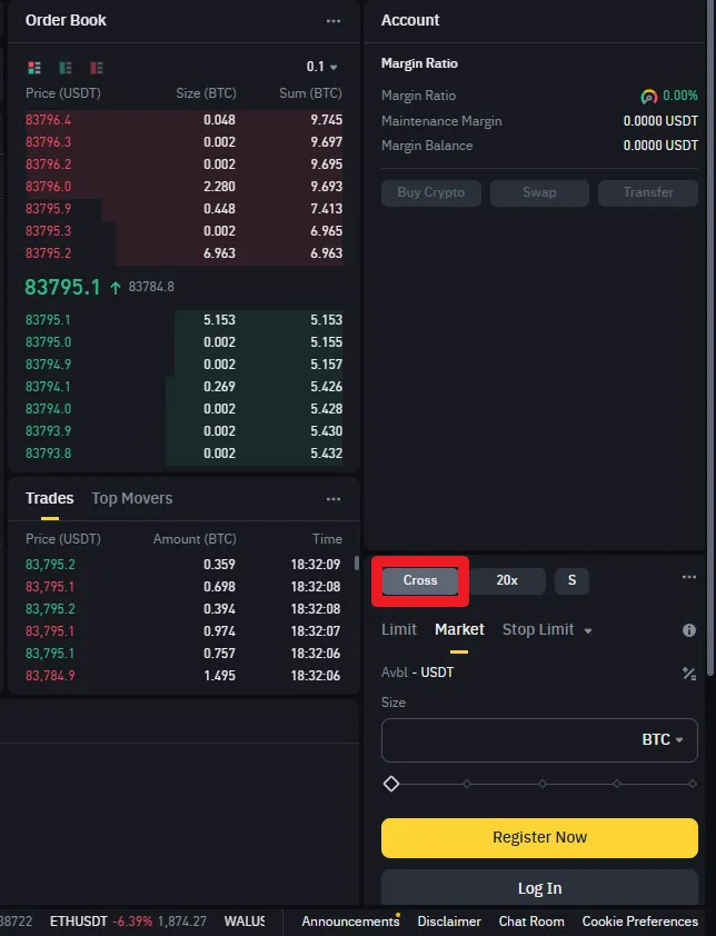 Cross Margin Binance Bitcoin
