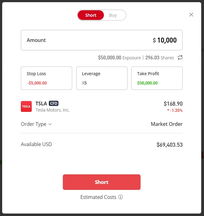 Order Execution with a Trading Broker