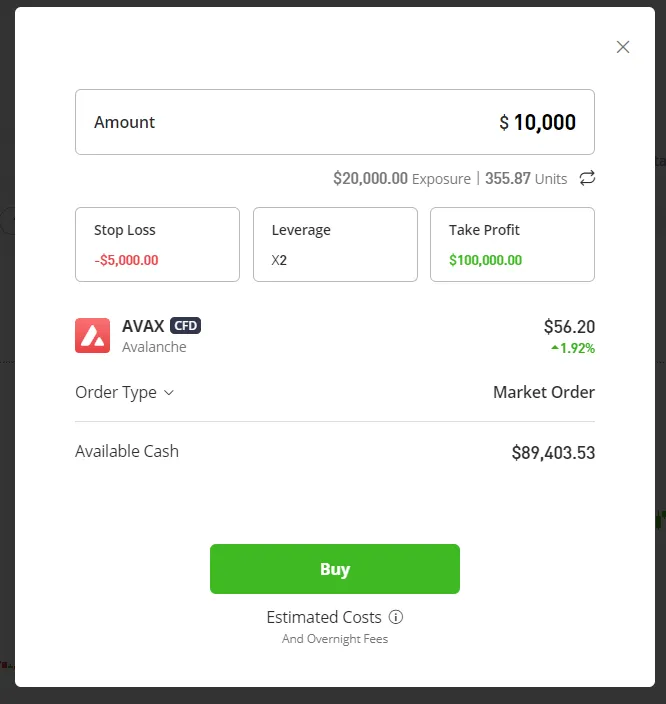 trade crypto cfd