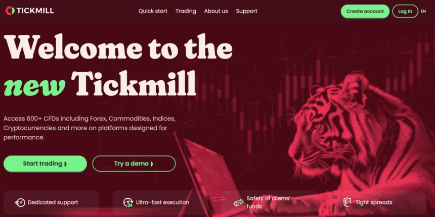 Tickmill - Forex Broker in VAE (Dubai)