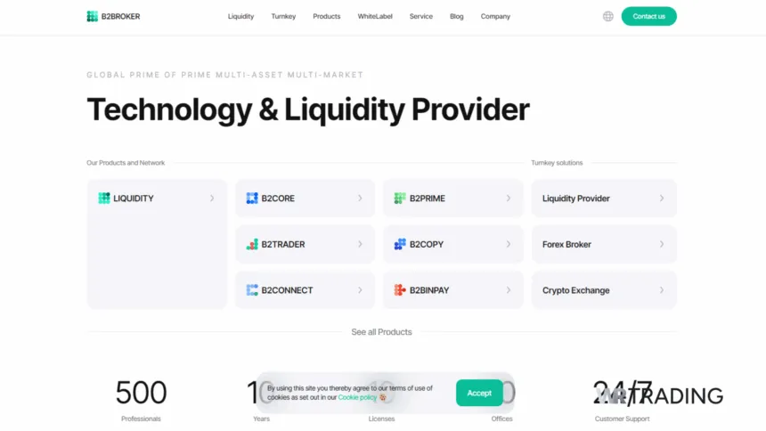 B2B Broker Website