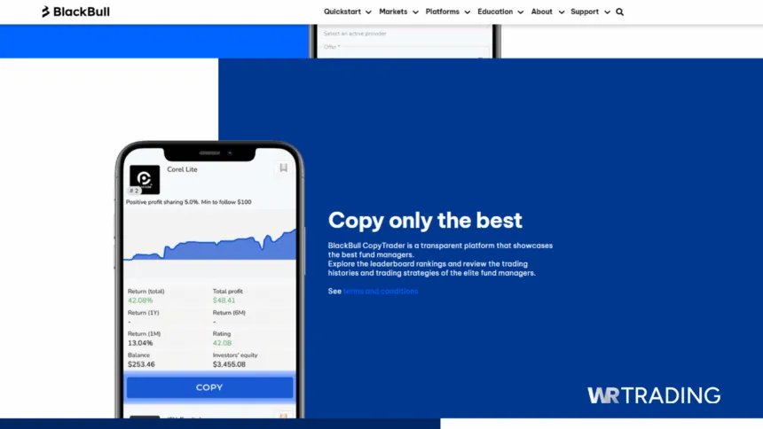BlackBull Markets for Copy Trading