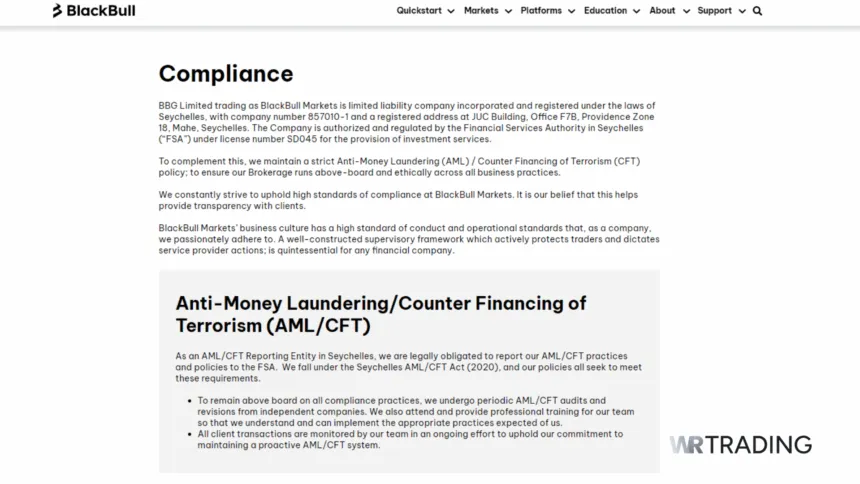 BlackBull Markets Regulations and Compliance