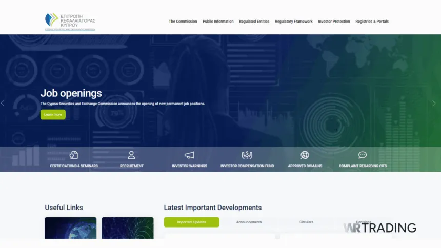 CySEC Website