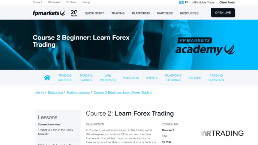 FP Markets Best Forex Broker for Beginners