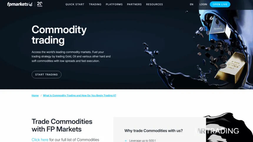 FP Markets Best Broker for Oil Trading
