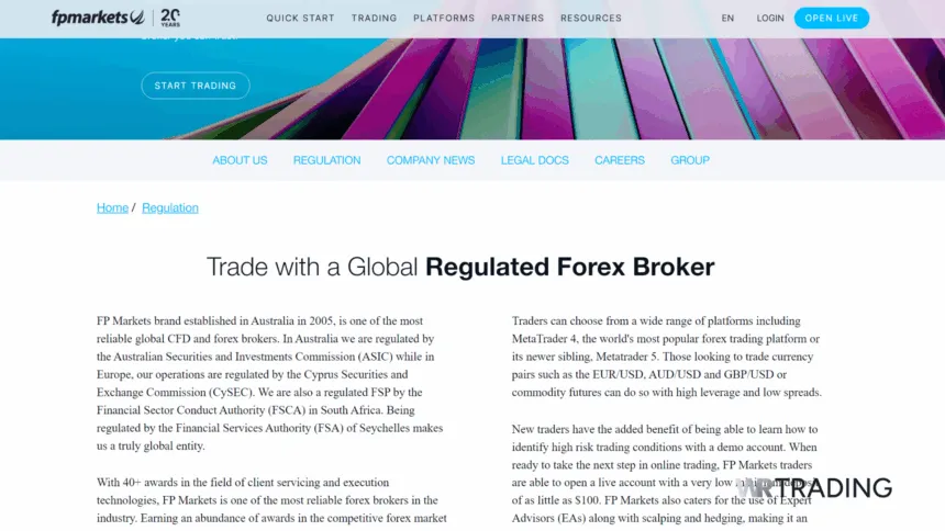 FP Markets Regulation