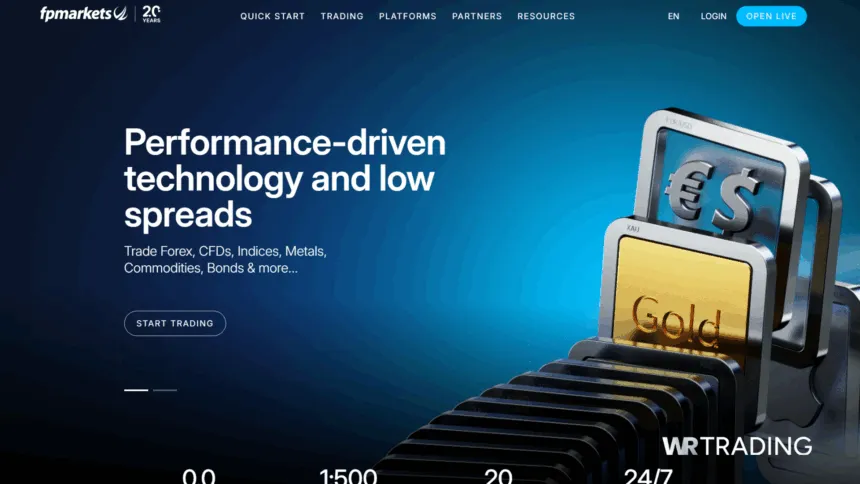 FP Markets Swing Trading Broker Platform