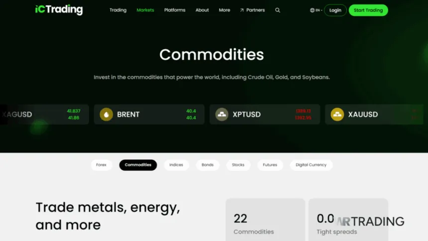 IC Trading Best Broker for Oil Trading