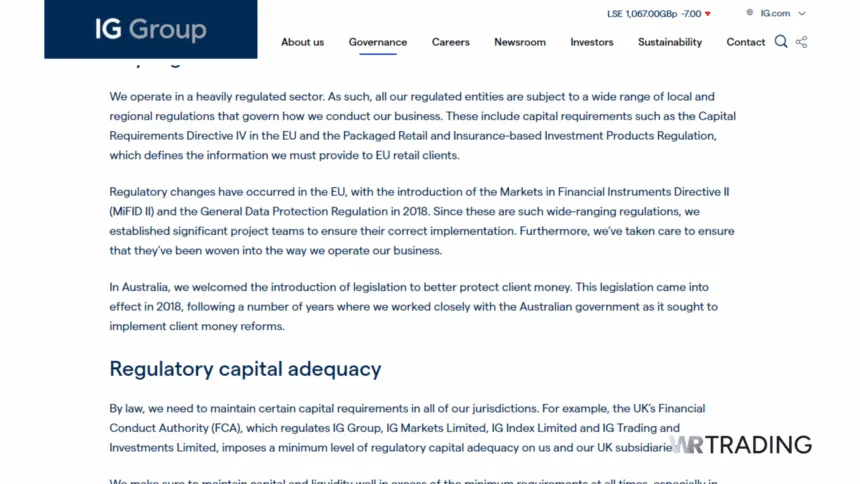 IG Best FCA Regulated Forex Broker