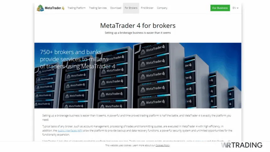 MetaTrader 4 Demo Trading Platform for Brokers