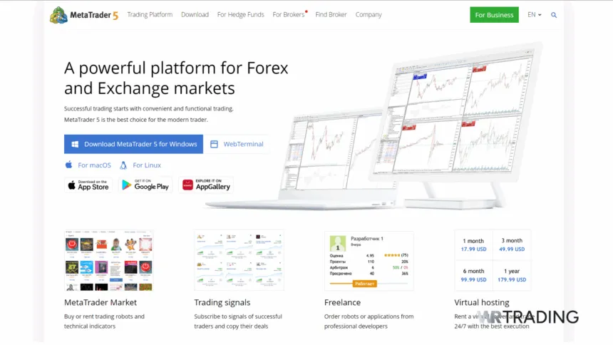 MetaTrader 5 Broker