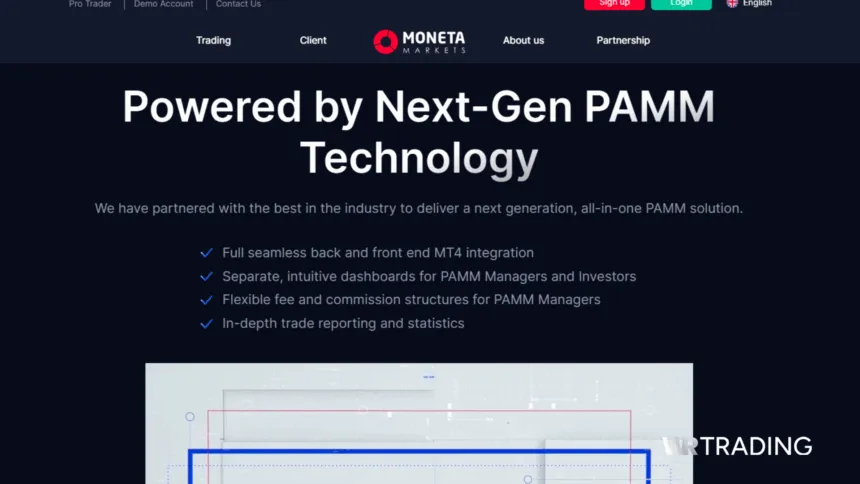 Moneta Markets Best PAMM Broker