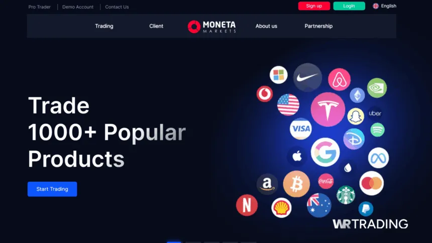Moneta Markets Swing Trading Broker Platform