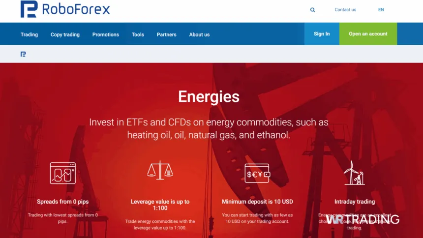 RoboForex Best Broker for Oil Trading
