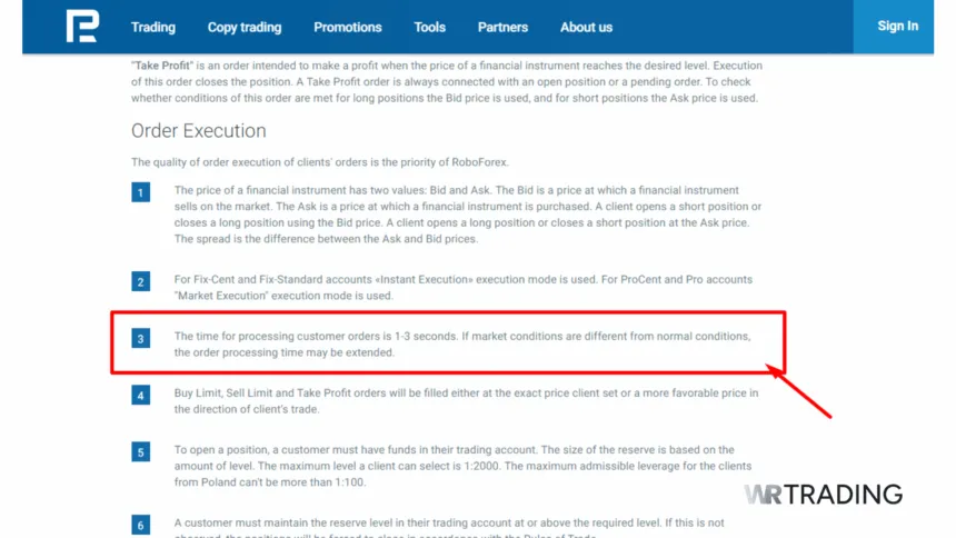 RoboForex Instant Execution Forex Broker
