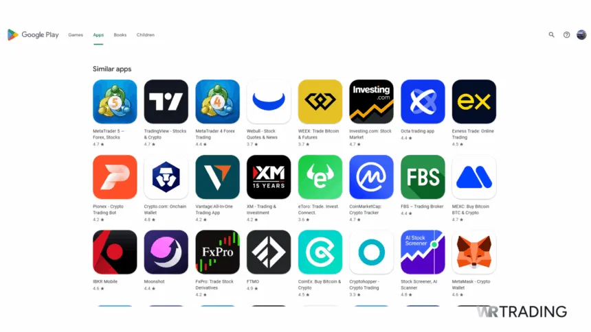 Trading Apps Google Play Store