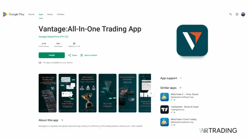 Vantage Markets Forex Trading App