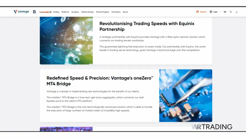 Vantage Markets Instant Execution Forex Broker