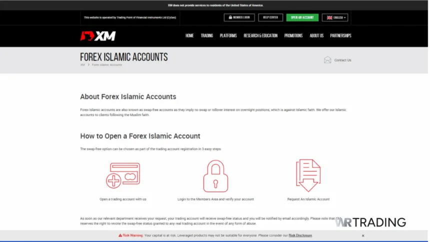 XM Swap Free Account for Halal Trading