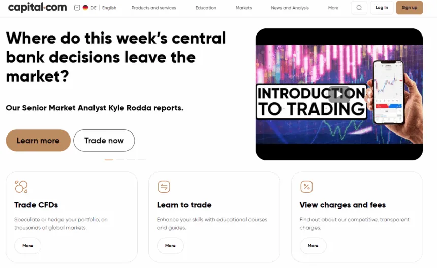 Trading Software Capital.com