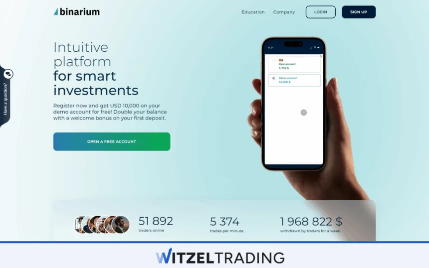 Binary Options Broker Binarium