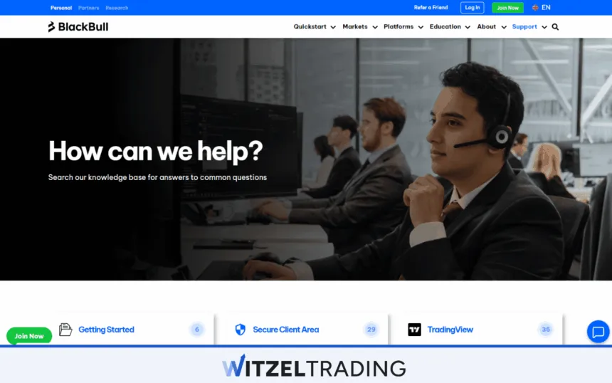 BlackBull Markets Support