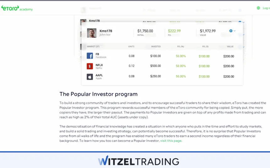 EToro Social Trading