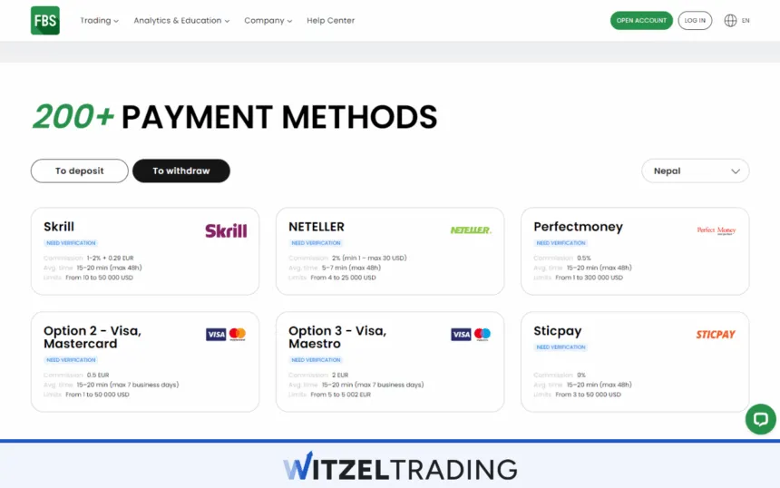 FBS - Payment Methods