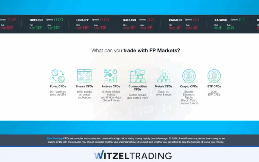 FP Markets CFDs