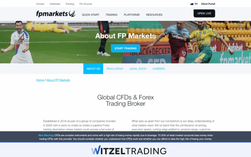 FP Markets Trading Platform
