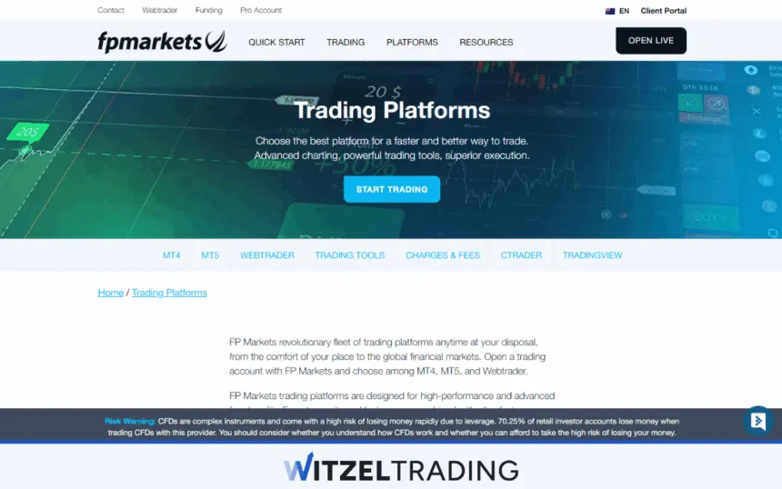 FP Markets - Trading Platforms