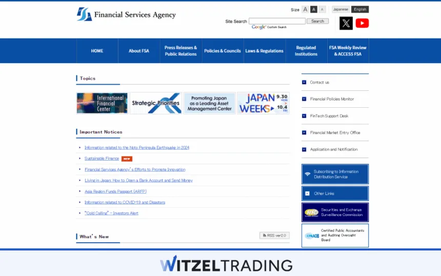 Financial Services Agency (FSA)