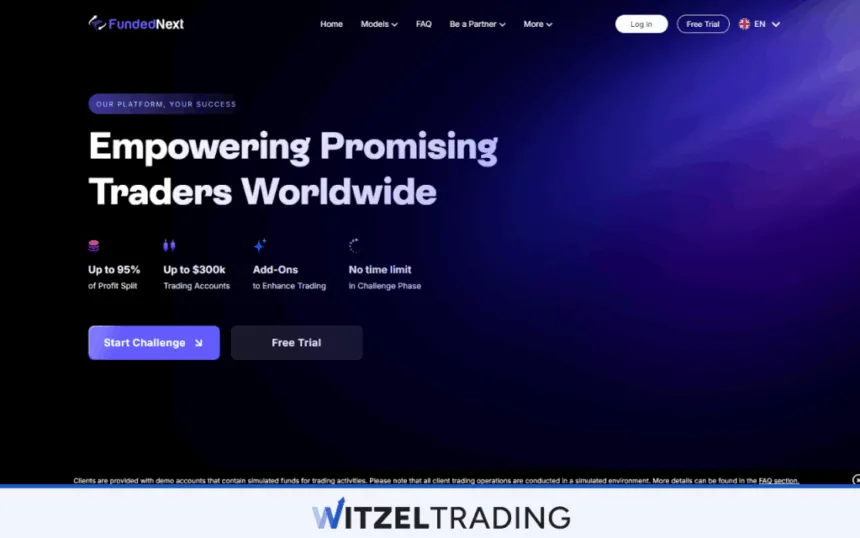 FundedNext Website