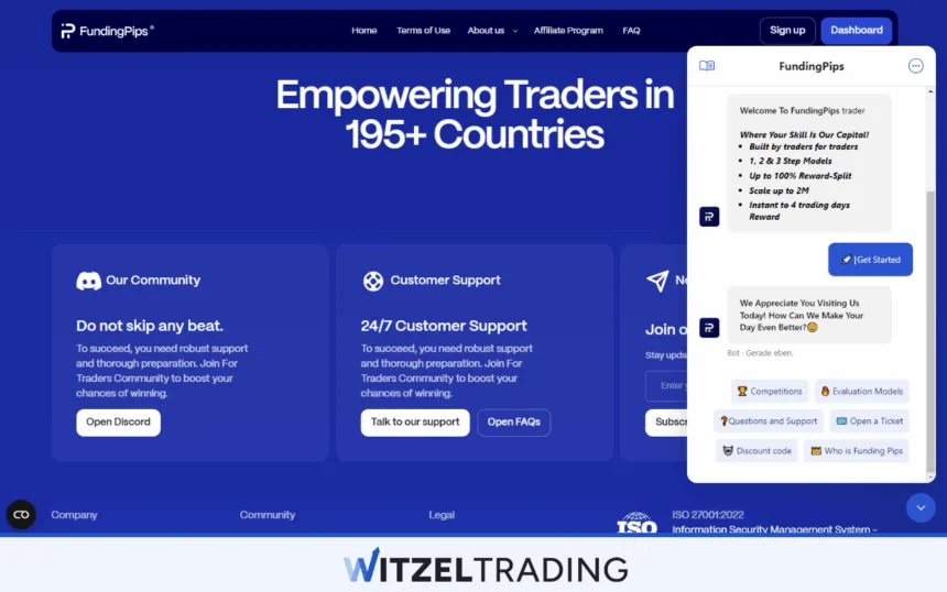 Funding Pips Support
