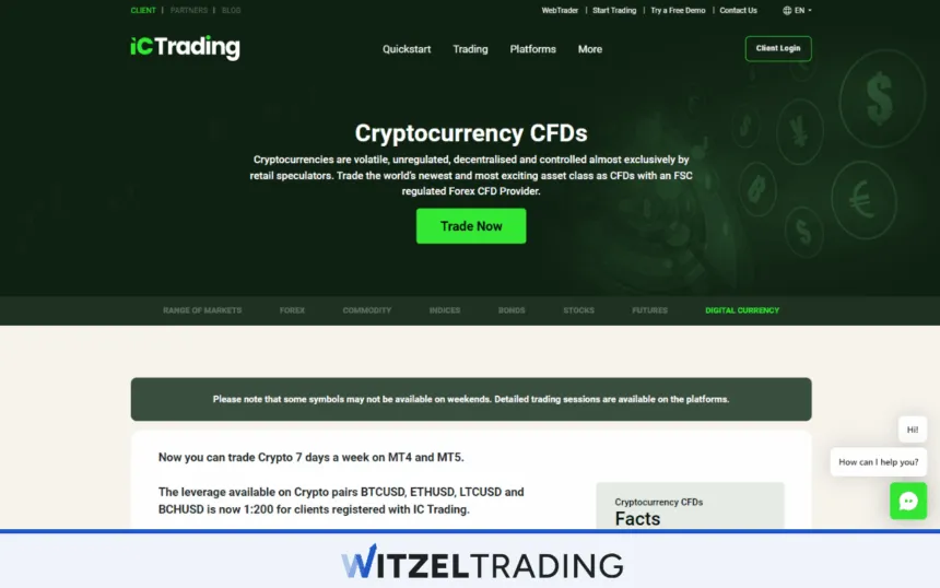 IC Trading - Crypto CFD Broker