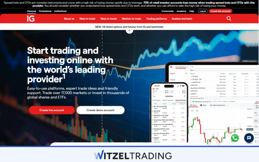 IG - European Forex Broker