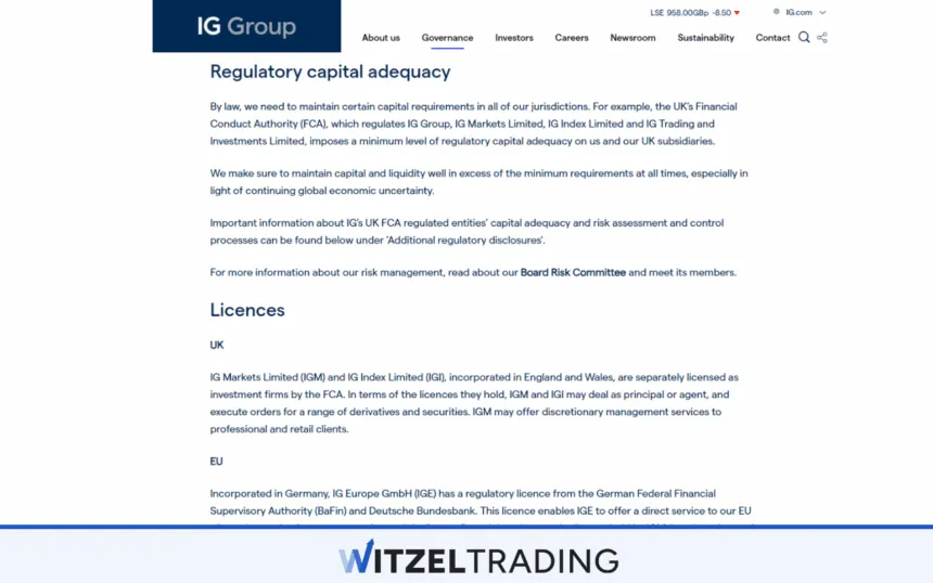 IG FCA Regulation
