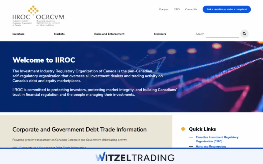 Investment Industry Regulatory Organization of Canada (IIROC)