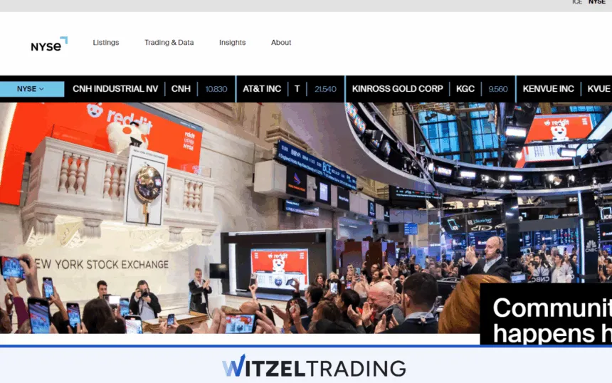 New York Stock Exchange Website