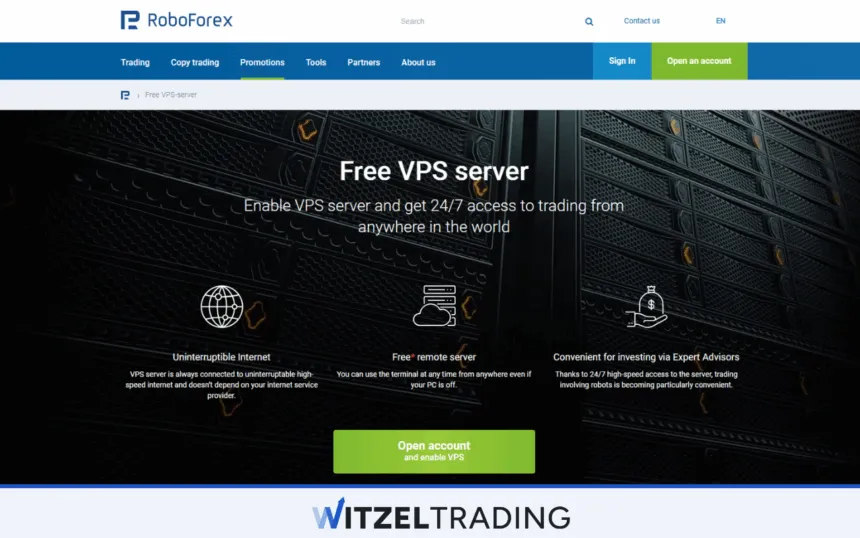 RoboForex VPS Trading