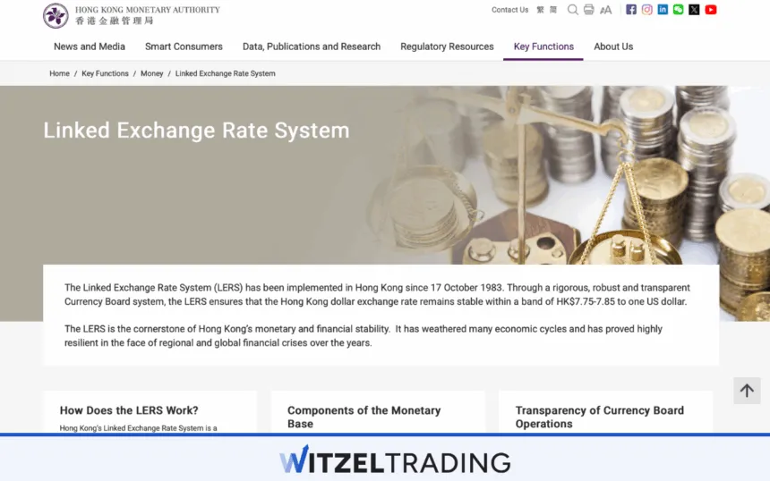 The Hong Kong Monetary Authority pegs its own currency to the USD
