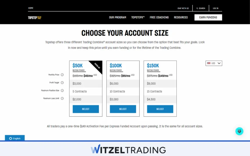 TopStep Accounts
