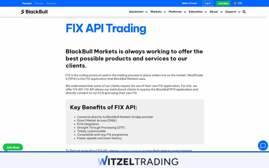 Trading API - BlackBull Markets
