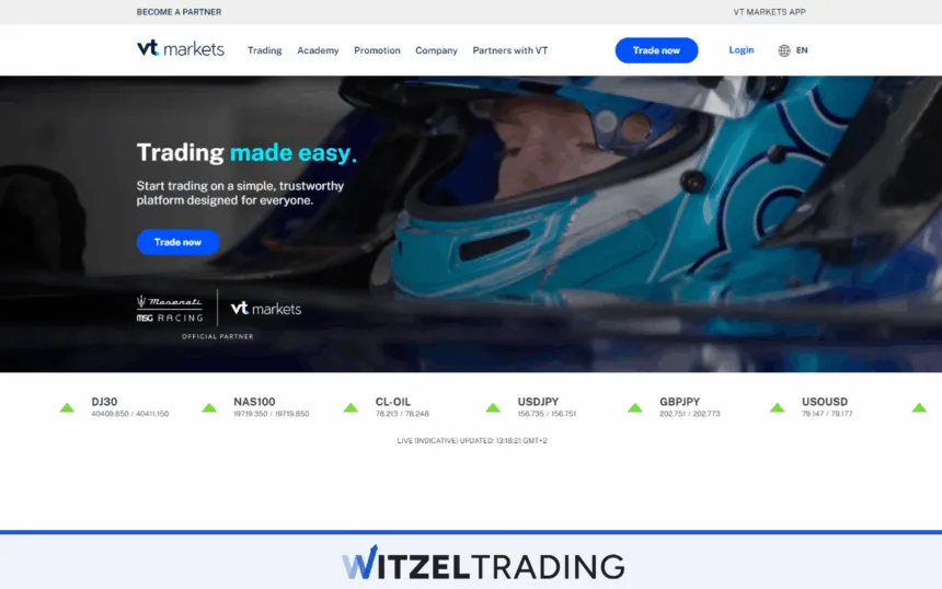 VT Markets - Forex Broker in the UK