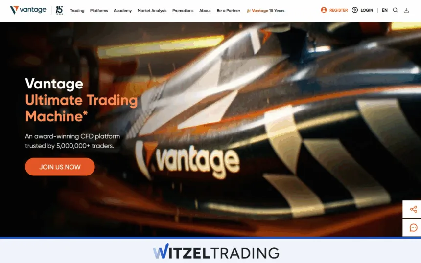 Vantage Markets - FX Broker with low Swap Fees
