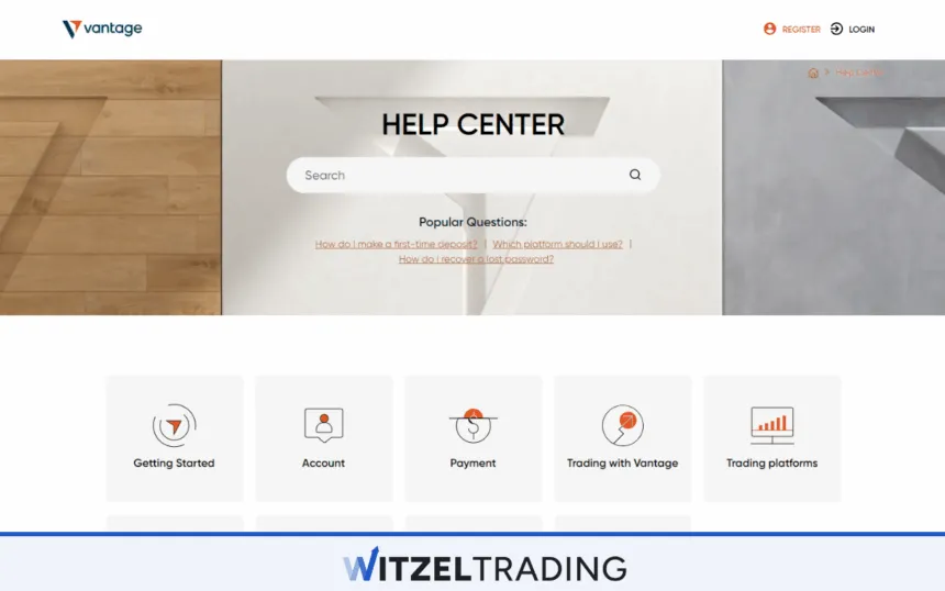 Vantage Markets Help Center