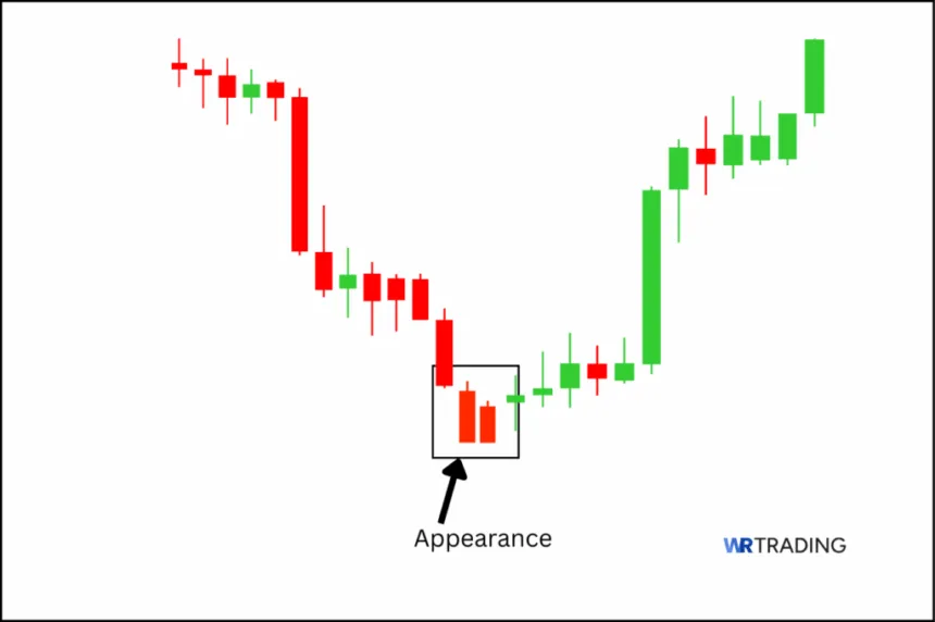 Appearance of a Matching Low Candlestick Pattern