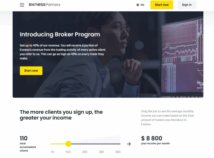 Introducing Broker Program of Exness